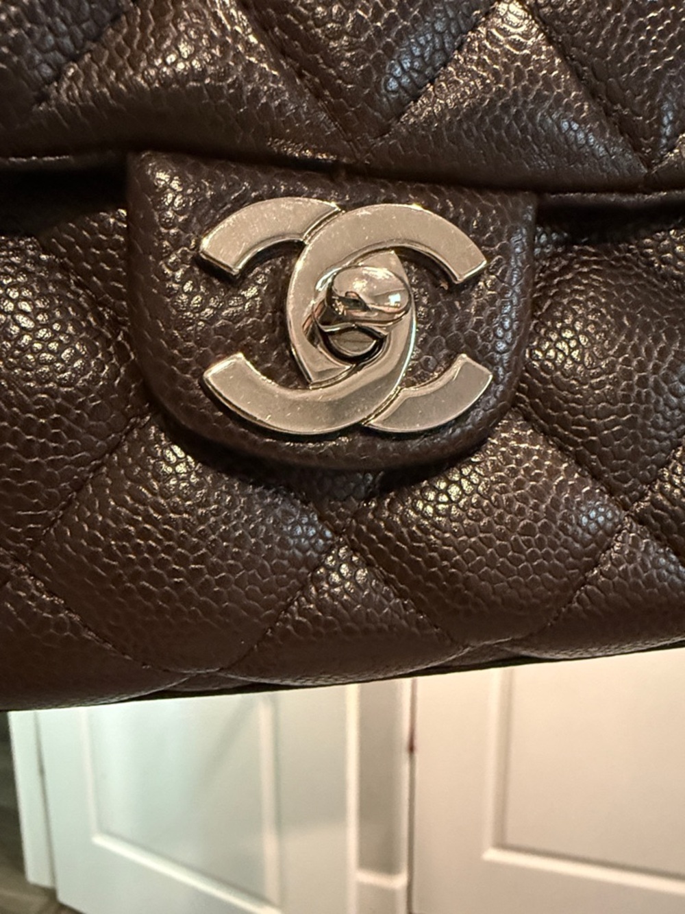 CHANEL Kelly caviar with SHW - Picture 2 of 10
